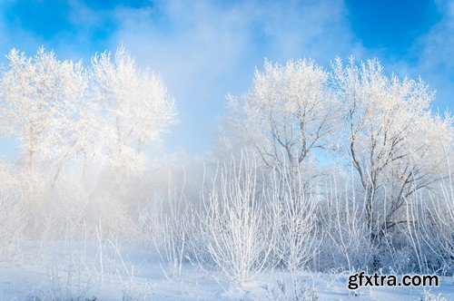 Stock Photos - Winter landscape, 25xJPG