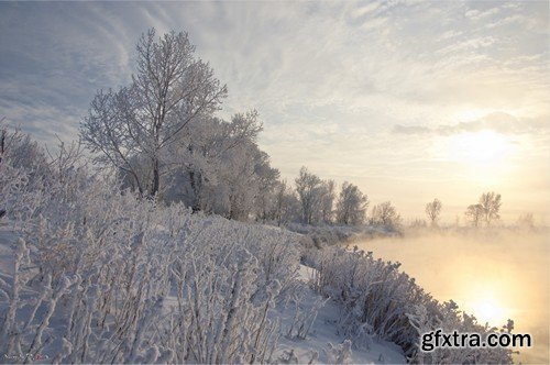 Stock Photos - Winter landscape, 25xJPG