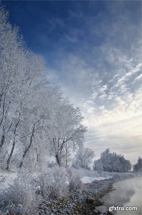 Stock Photos - Winter landscape, 25xJPG