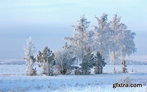 Stock Photos - Winter landscape, 25xJPG