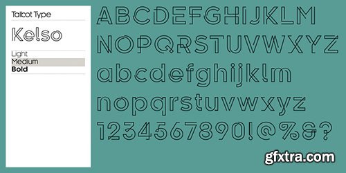 Kelso Font Family - 6 Fonts $156