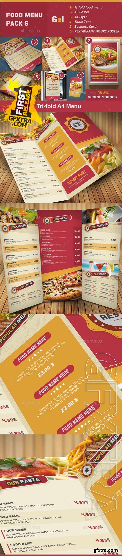 GraphicRiver - Food Menu Pack 6 9225601