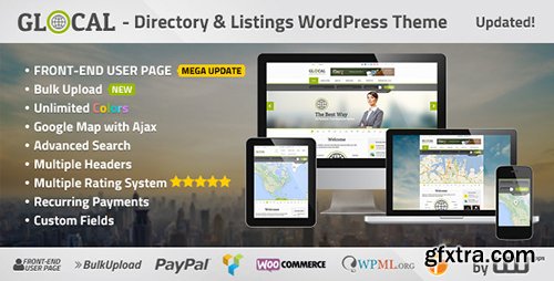 ThemeForest - GLOCAL v1.9 - Directory & Listings Wordpress Theme