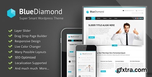 ThemeForest - Blue Diamond v1.09 - Responsive Corporate WP Theme