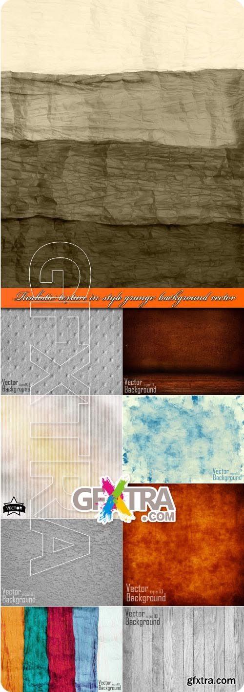 Realistic texture in style grunge background vector