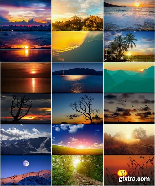 Collection of various sunsets on the planet 25 UHQ Jpeg