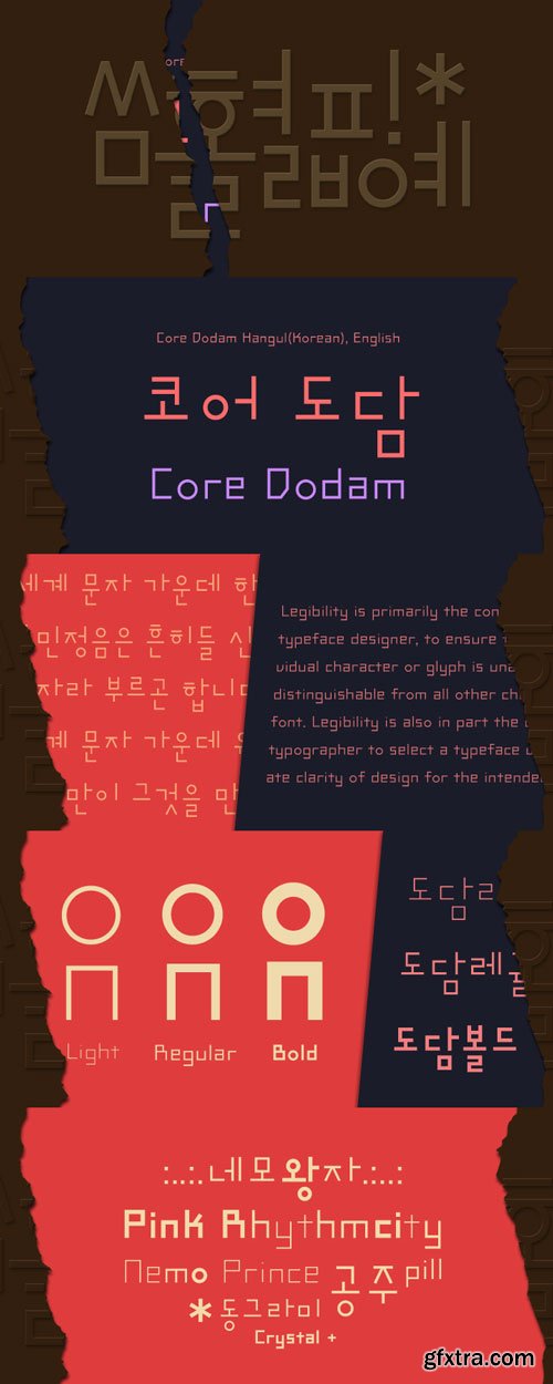 Core Dodam Font Family $149