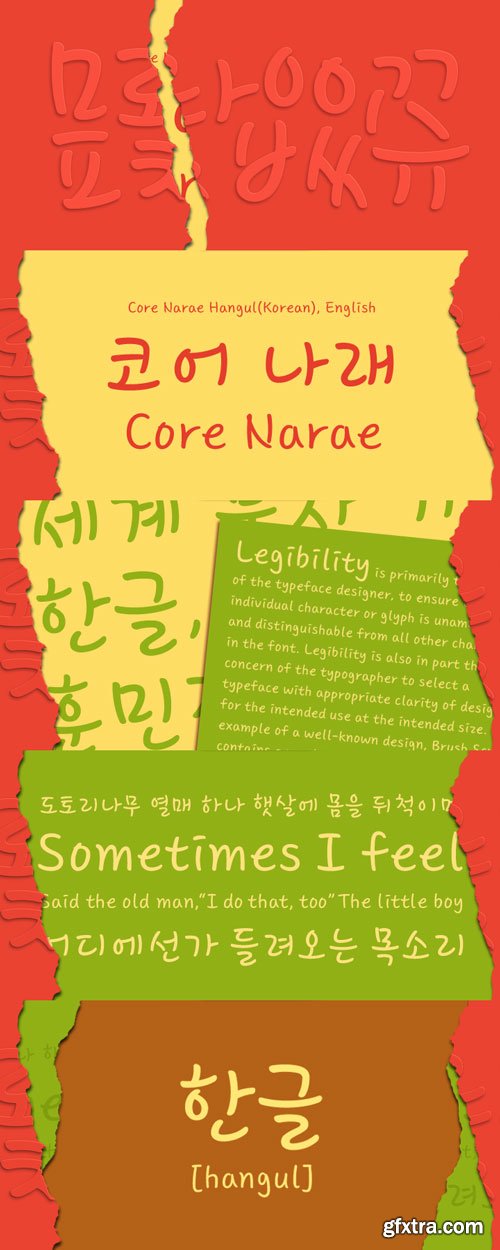 Core Narae Font Family $59