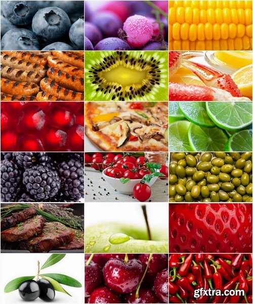 Collection of various types of food #2-25 UHQ Jpeg