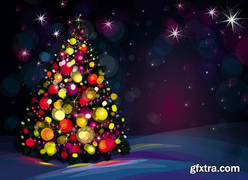 Christmas Winter Vector Backgrounds 30xEPS