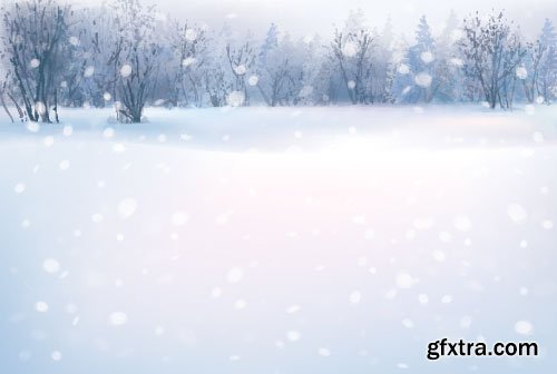 Christmas Winter Vector Backgrounds 30xEPS