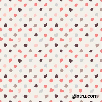 Hand-Drawn Seamless Patterns 1, 25xEPS