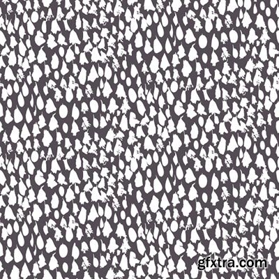 Hand-Drawn Seamless Patterns 1, 25xEPS