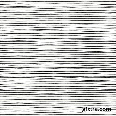 Hand-Drawn Seamless Patterns 1, 25xEPS