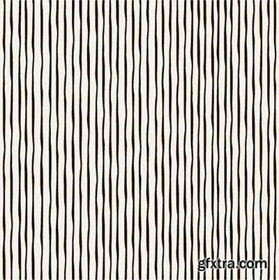 Hand-Drawn Seamless Patterns 1, 25xEPS