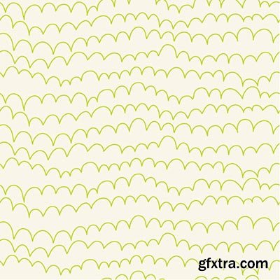 Hand-Drawn Seamless Patterns 1, 25xEPS