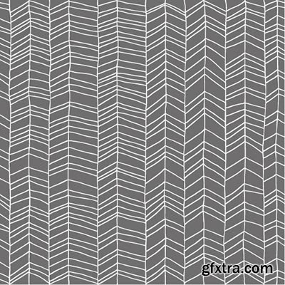 Hand-Drawn Seamless Patterns 2, 25xEPS