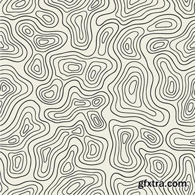 Hand-Drawn Seamless Patterns 2, 25xEPS