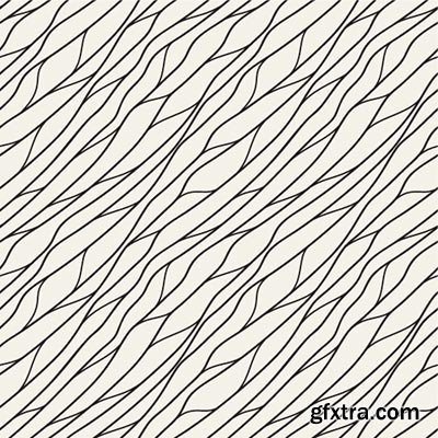 Hand-Drawn Seamless Patterns 2, 25xEPS