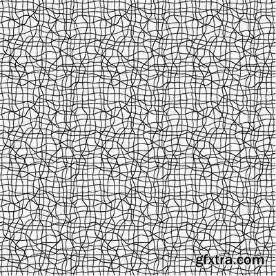 Hand-Drawn Seamless Patterns 2, 25xEPS