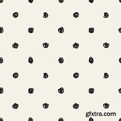 Hand-Drawn Seamless Patterns 2, 25xEPS