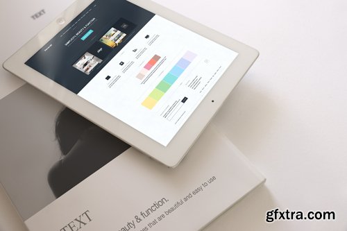 iPad and Magazine Mockup