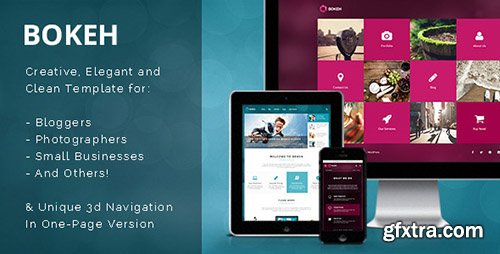 ThemeForest - Bokeh HTML Template for Blog, Portfolio & Business - RIP