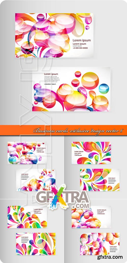 Business cards exclusive design vector 6