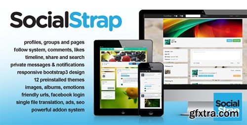 CodeCanyon - SocialStrap v1.5 - Social Networking Platform