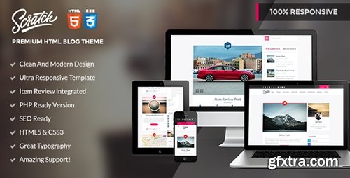 ThemeForest - Scratch - Premium Responsive HTML Blog Template - RIP