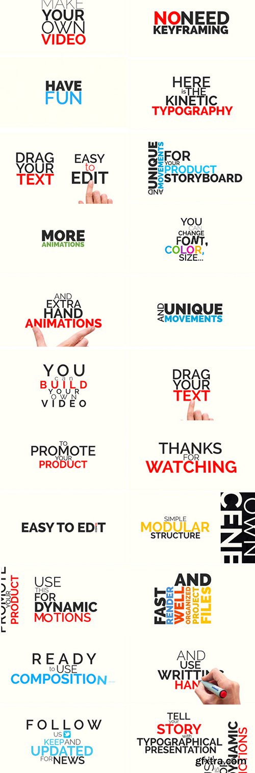 Videohive Kinetic Typography V6 7224203