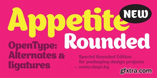 Appetite Rounded Font - 1 Font