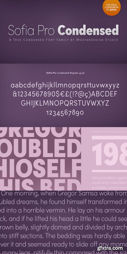 Sofia Pro Condensed Font Family $249