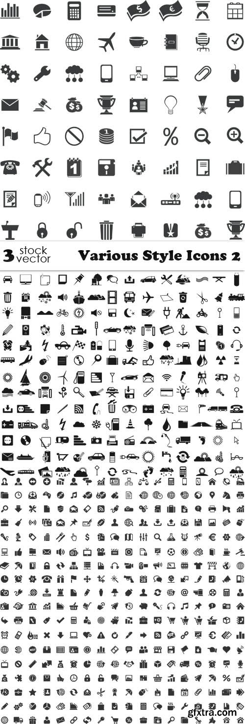 Vectors - Various Style Icons 2