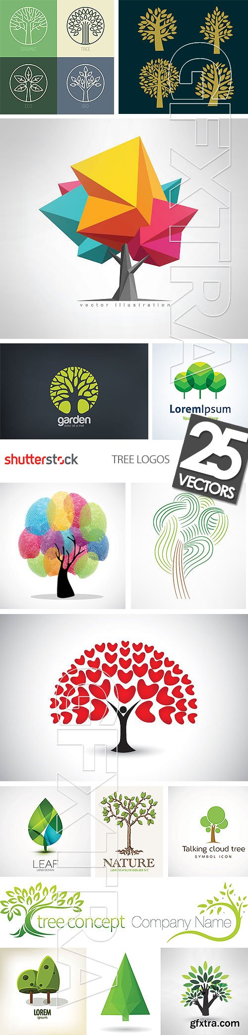 Tree Logos 25xEPS