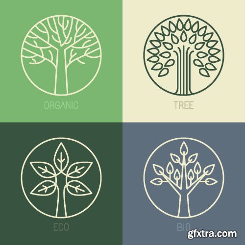 Tree Logos 25xEPS