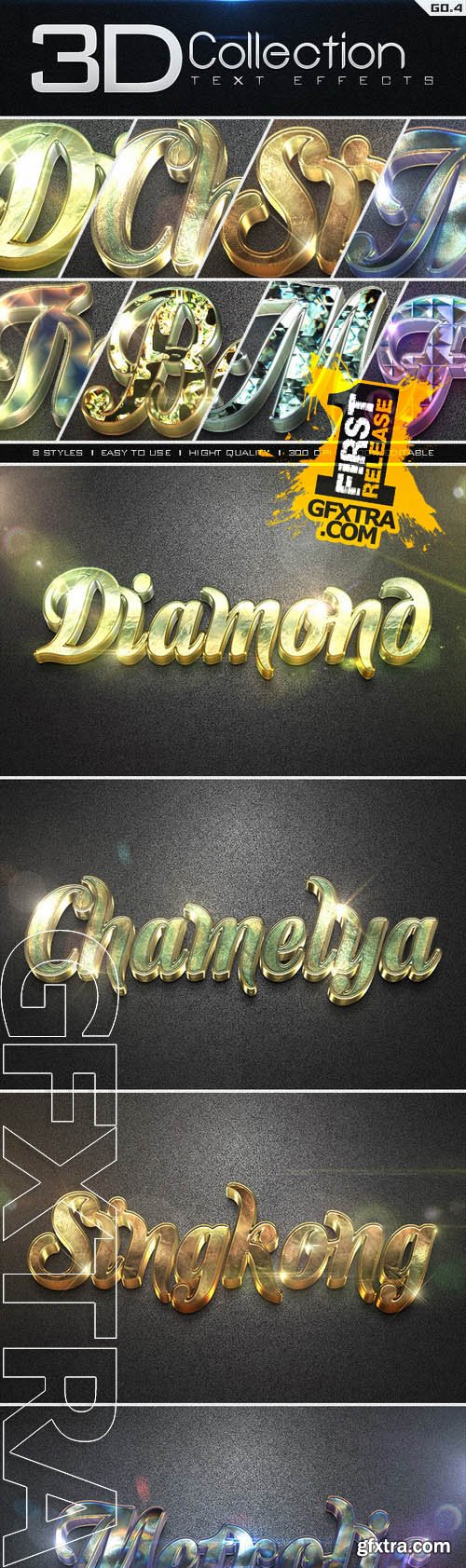 3D Collection Text Effects GO.4 - GraphicRiver 8908225