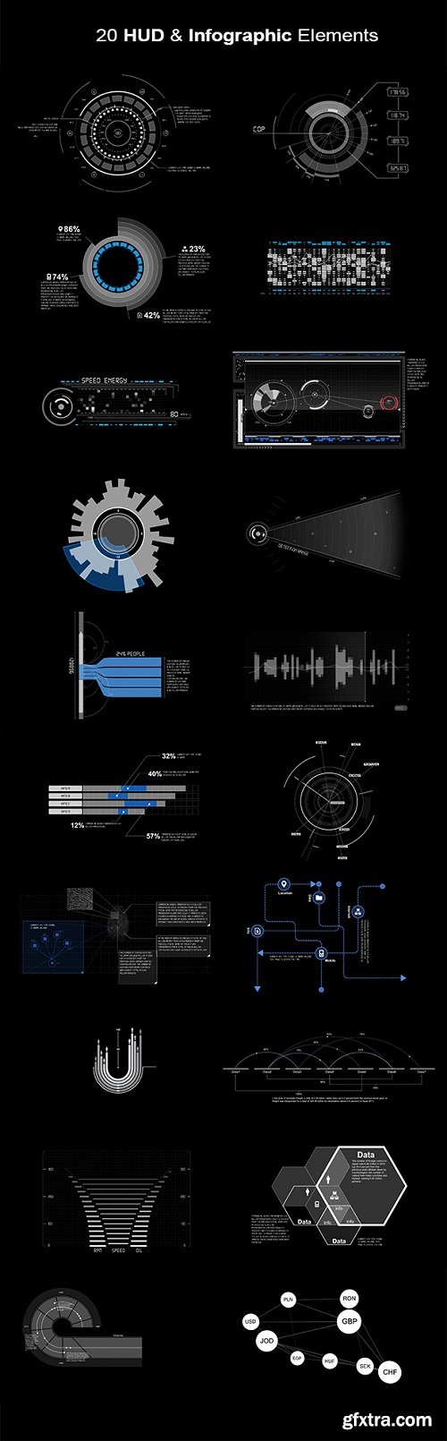 Videohive - HUD & Infographic Elements 7972468