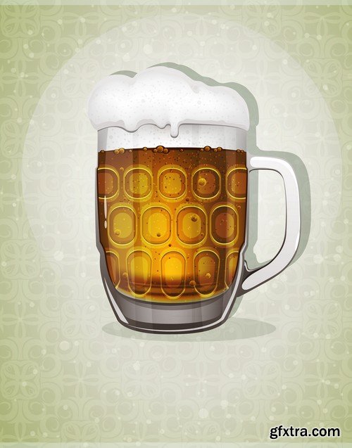 Stock Vectors - Beer 4, 25xEPS