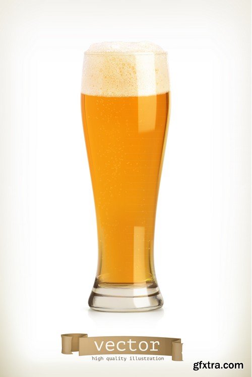 Stock Vectors - Beer 4, 25xEPS