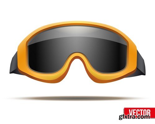 Stock Vectors - Snowboarder 2, 25xEPS