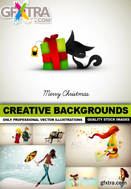 Creative Backgrounds - 30 Vector