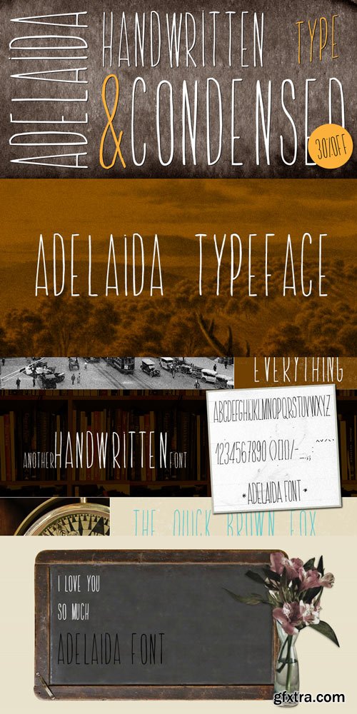 Adelaida Font Family $74