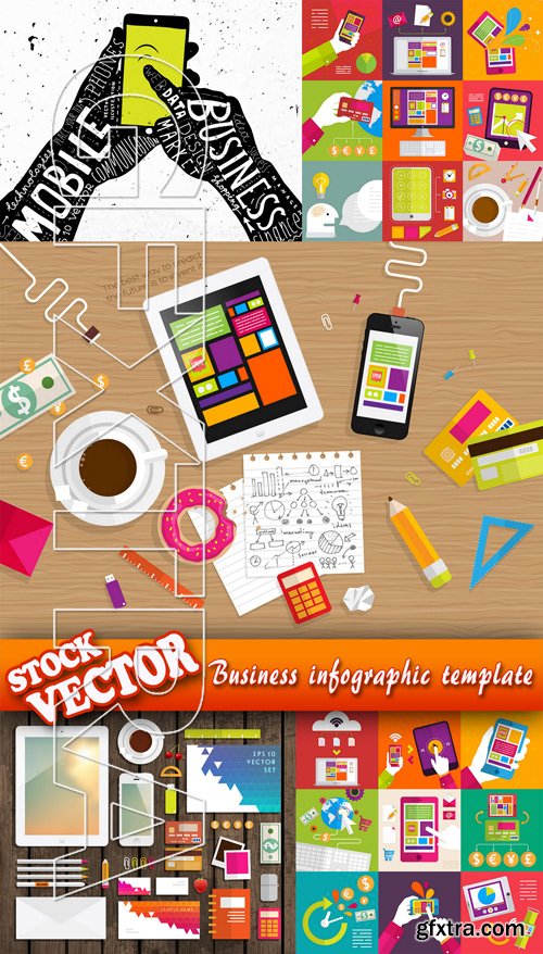 Stock Vector - Business infographic template