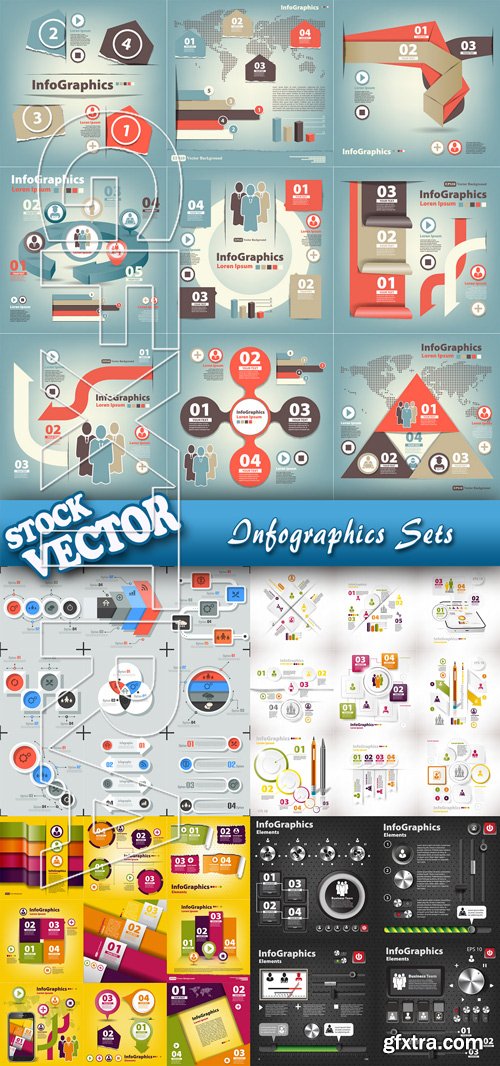 Stock Vector - Infographics sets