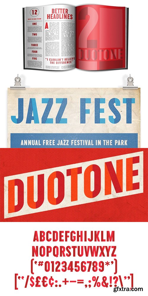 Duotone Font Family - 150$