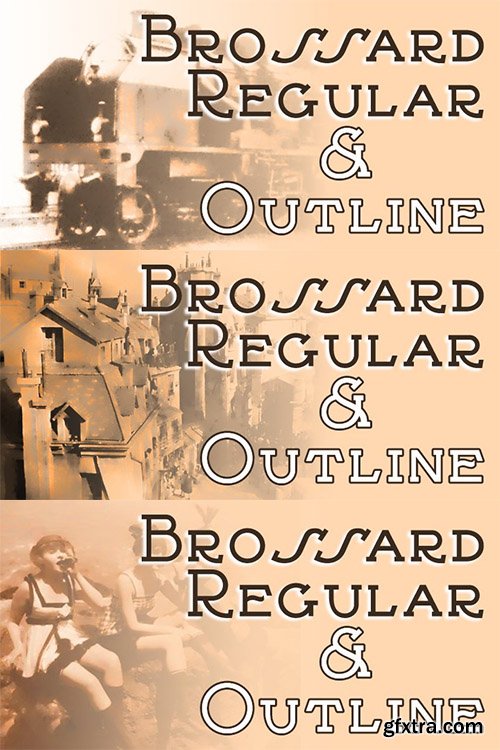 Brossard Font Family - 25$