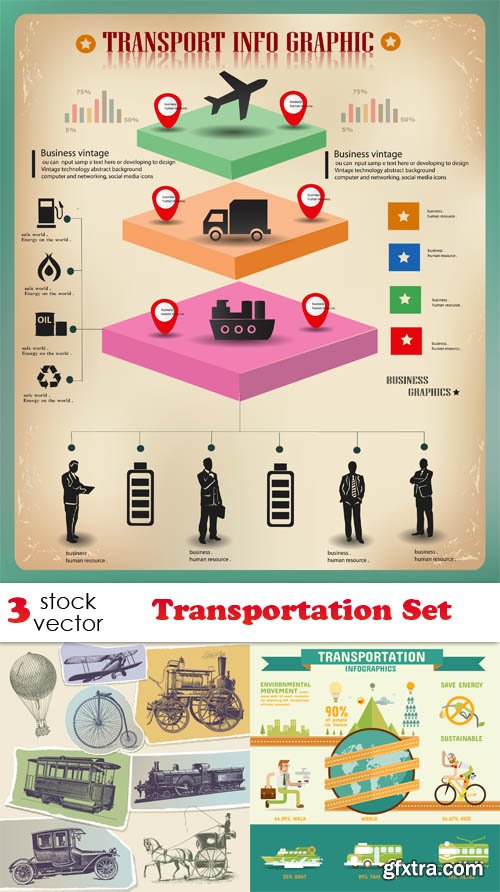 Vectors - Transportation Set