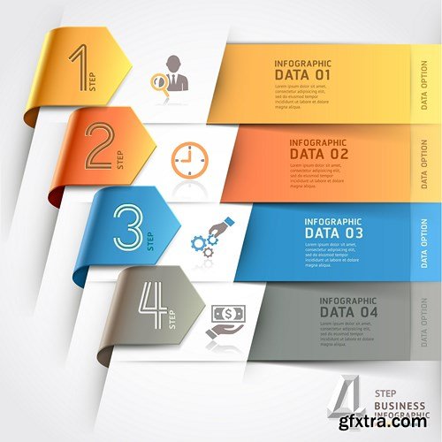 Collection of Infographics Vol.141, 25xEPS