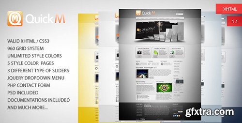 ThemeForest - QuickM v1.1 - HTML Template - FULL